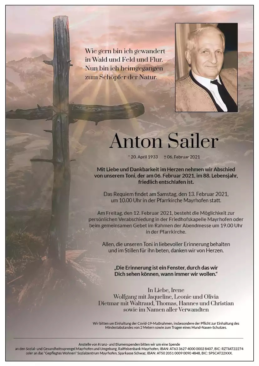 Parte von Anton Sailer